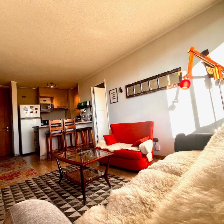 Cozy, centrico, 2D, 2B, 2C con estacionamiento - Apartamento de 2 dormitorios - 30