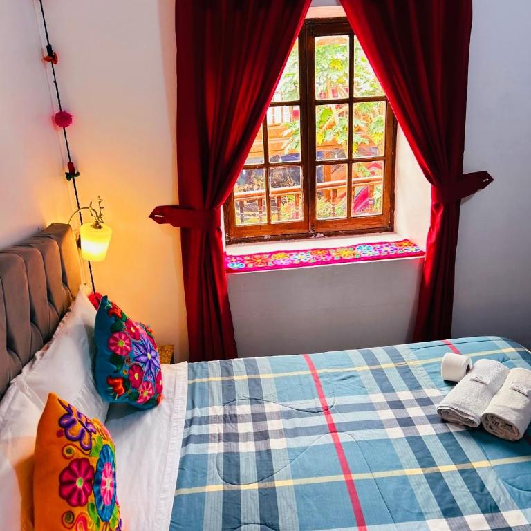 Hotel Casona Ecoterra Cusco - Habitación con cama extragrande y vistas al jardín - 6