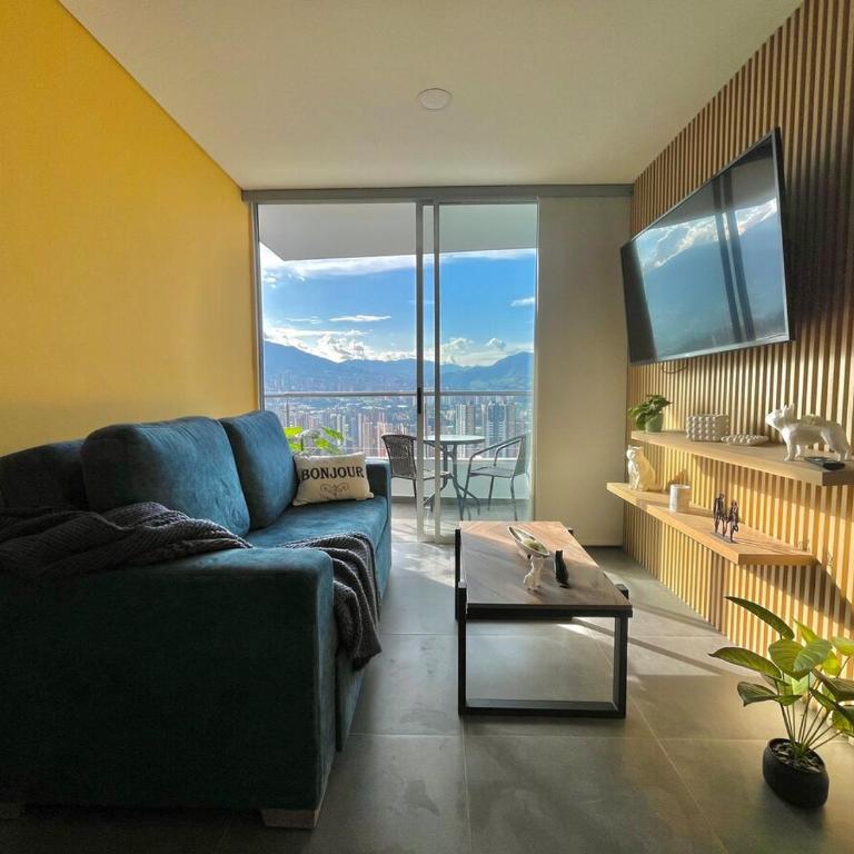 Cozy Sabaneta stay with amazing views,Pool,Gym - Apartamento de 1 dormitorio con vistas a la ciudad - 31