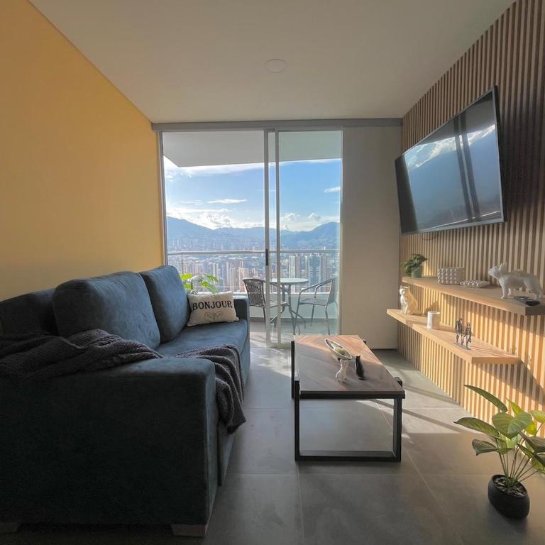 Cozy Sabaneta stay with amazing views,Pool,Gym - Apartamento de 1 dormitorio con vistas a la ciudad - 34