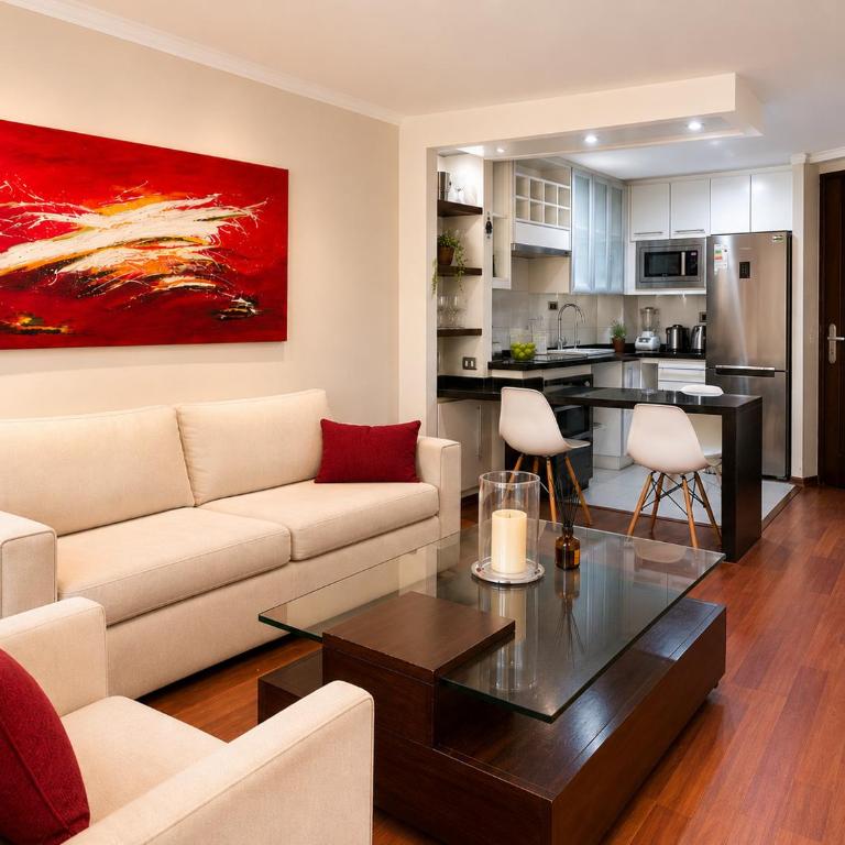 Departamento Las Condes 2D 2B a paso de Clínicas y Centros de SKI - Apartamento de 2 dormitorios - 2