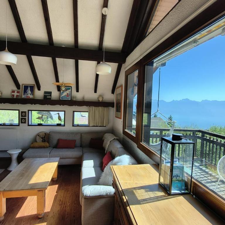 Châlet Ô Perchoir du Lac Léman - Vue panoramique lac et montagnes - Chalet - 8