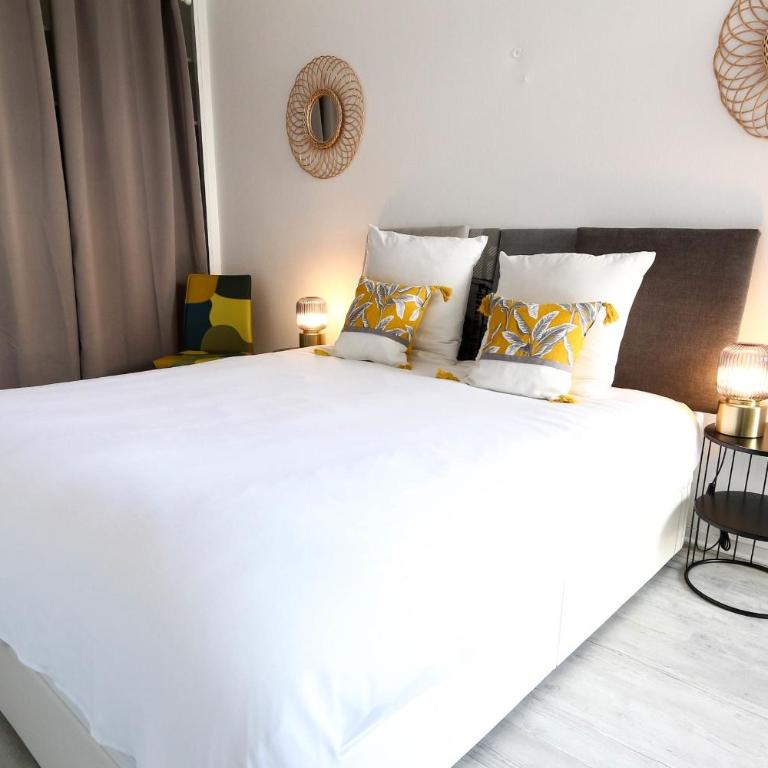 Beautiful flat with Sea View Terrace Pool Parking portative AC- BENAKEY - Appartement - 11