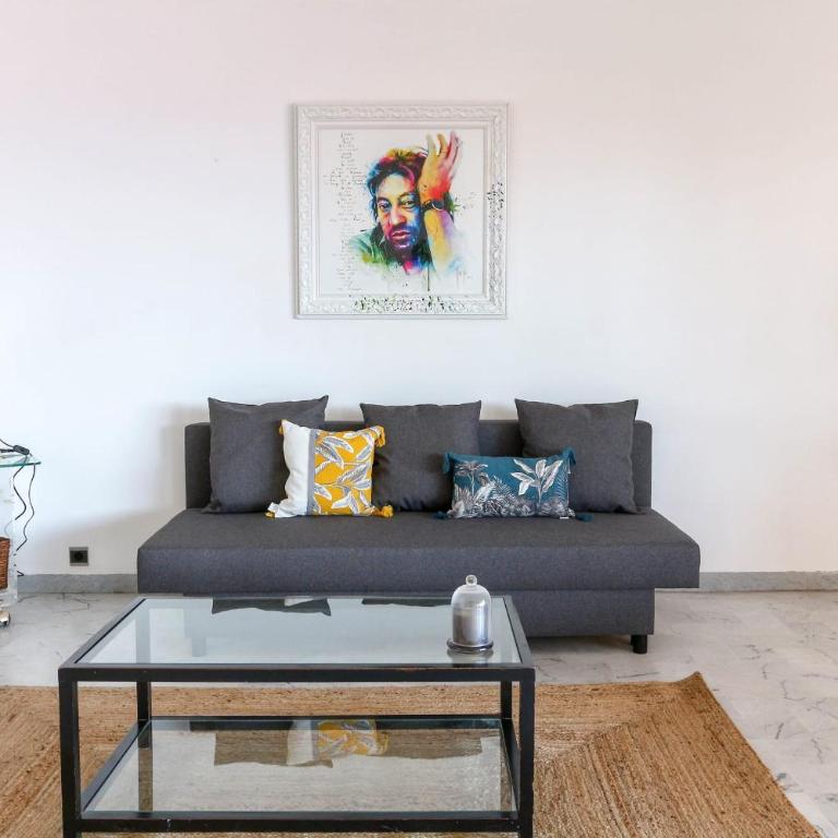 Beautiful flat with Sea View Terrace Pool Parking portative AC- BENAKEY - Appartement - 4