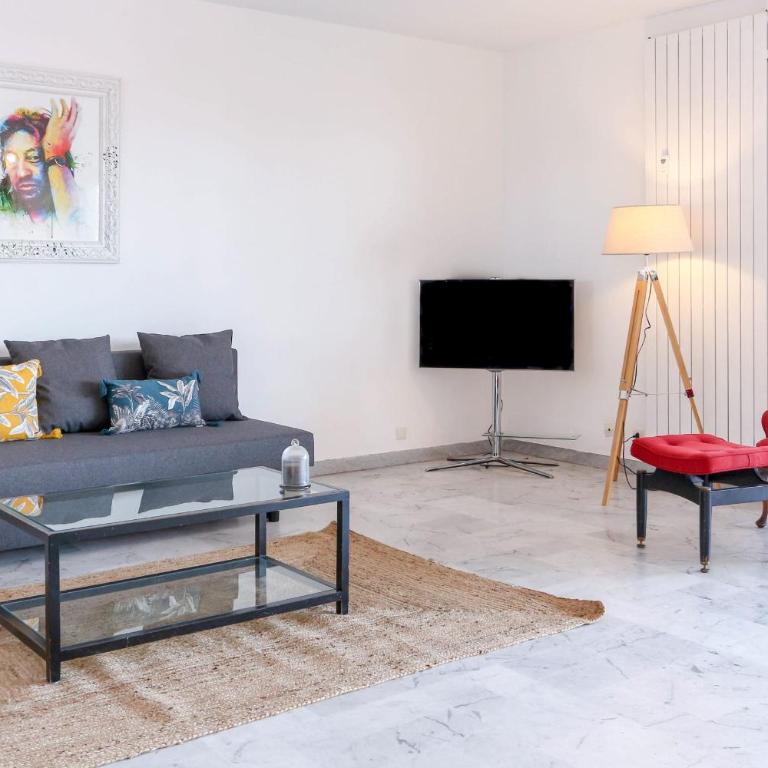 Beautiful flat with Sea View Terrace Pool Parking portative AC- BENAKEY - Appartement - 9