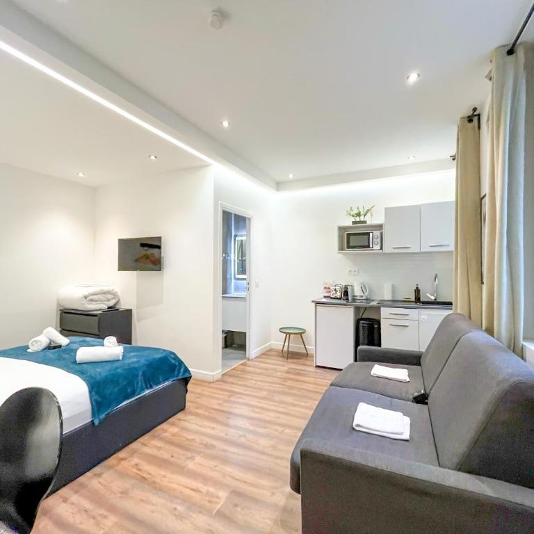 UrbanFlat 202 - Confortable Studio pour 4 au centre de Paris - Studio - 1