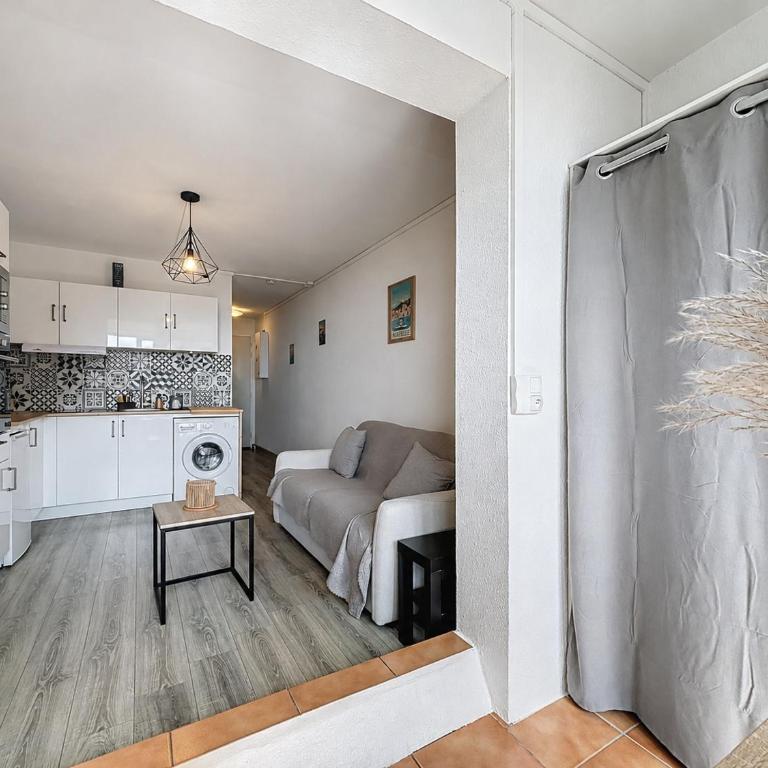 Bay View studio cabine Baie des anges Laciotat 3 lits 4 pers vue mer - Appartamento con 1 Camera da Letto - 9