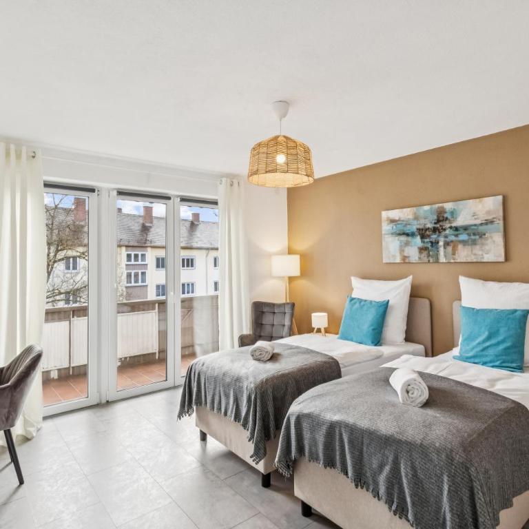 Citynahes 3BR-Apartment Hotelturmblick Business Stay - Appartamento con 3 Camere da Letto - 9