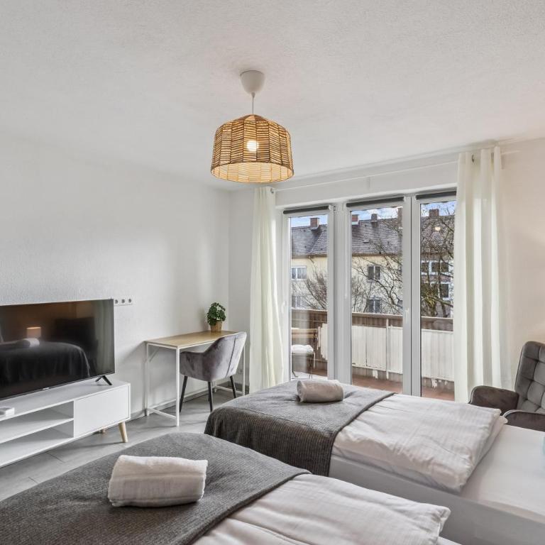 Citynahes 3BR-Apartment Hotelturmblick Business Stay - Appartamento con 3 Camere da Letto - 11