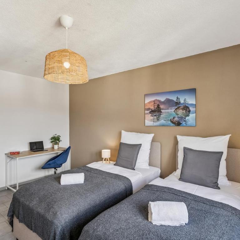 Citynahes 3BR-Apartment Hotelturmblick Business Stay - Appartamento con 3 Camere da Letto - 13