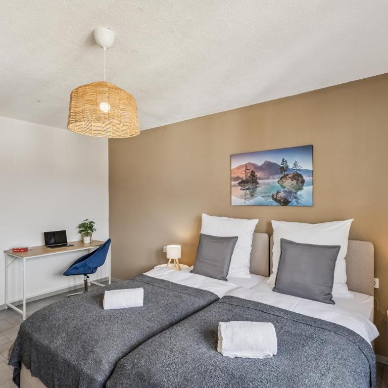 Citynahes 3BR-Apartment Hotelturmblick Business Stay - Appartamento con 3 Camere da Letto - 12
