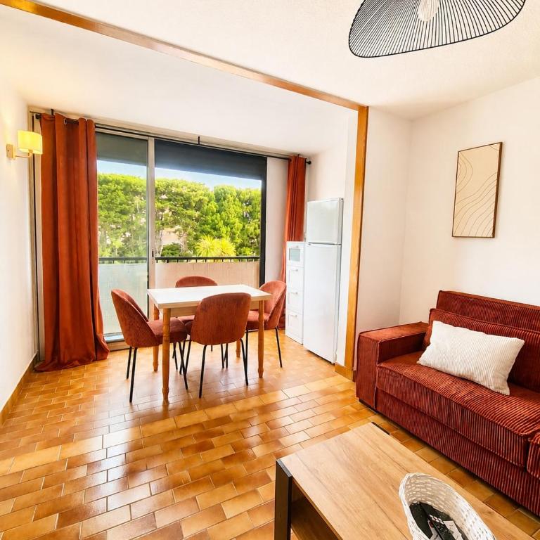 T2 confort - Plage 5 min à pied - 6 pers - Parking & Piscine - Appartamento con 3 Camere da Letto - 5