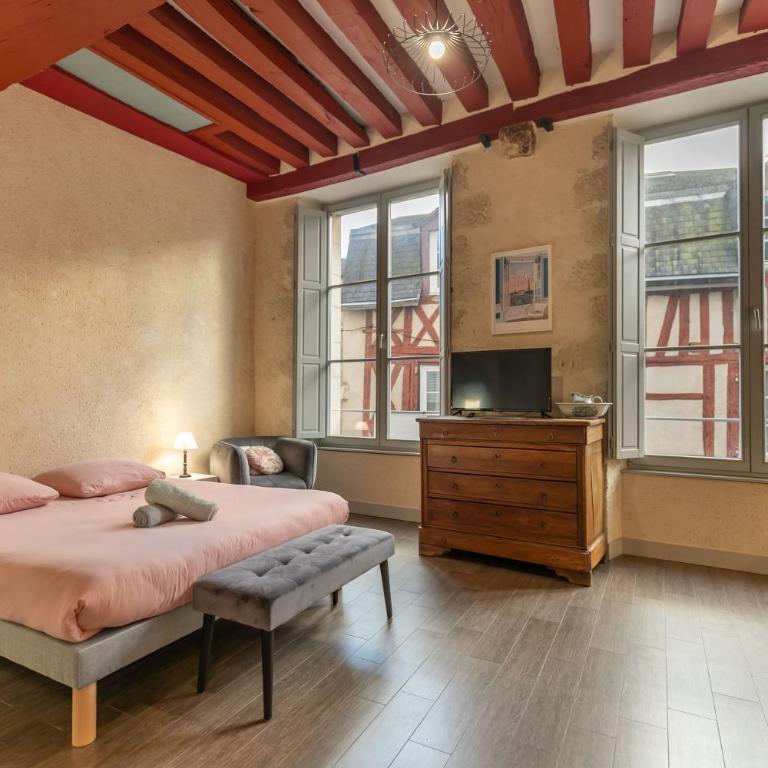 La Demeure de Beauvoir - Confort & authenticité - Apartamento Estudio con cama grande - 21