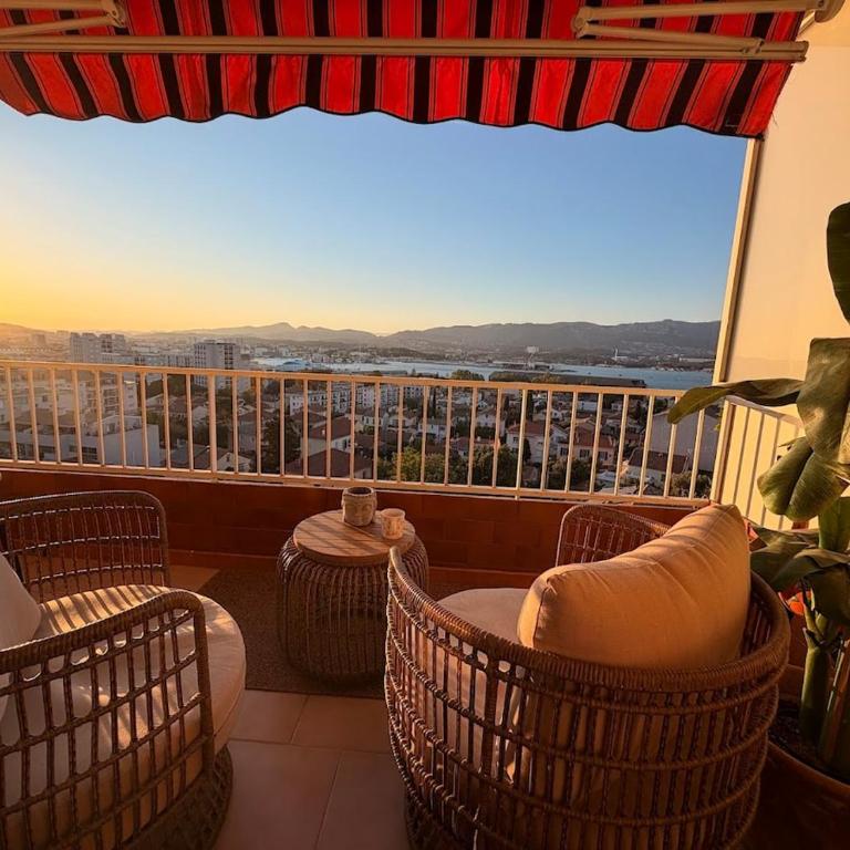 Panoramic view of Toulon Bay Terrace - Apartment mit 2 Schlafzimmern - 18