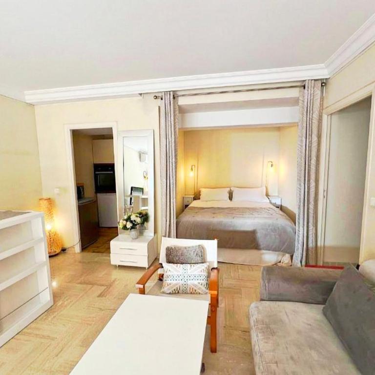 Rare in Cannes, quiet apartment for 4 people, garden, parking - Appartement 1 Chambre - 7