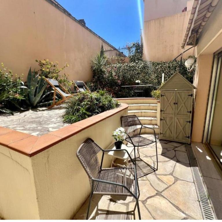 Rare in Cannes, quiet apartment for 4 people, garden, parking - Appartement 1 Chambre - 11