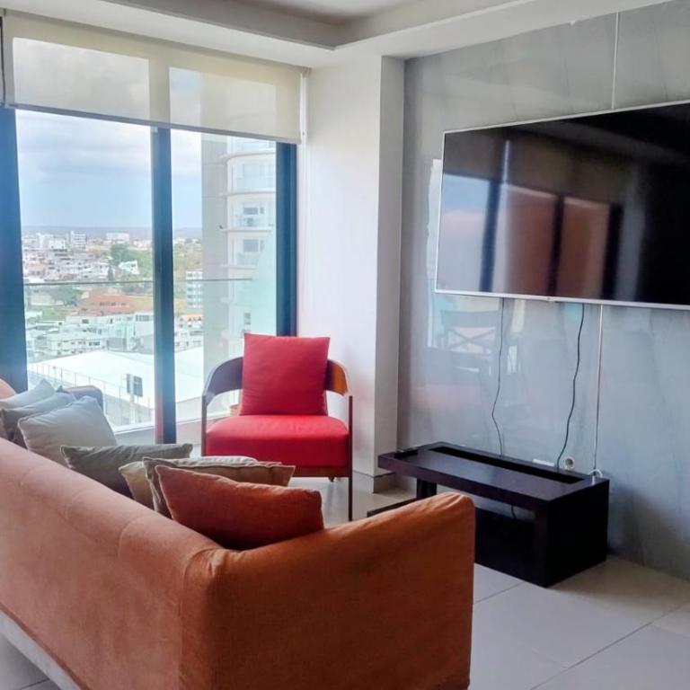 Lujoso Dpto vista a ciudad Edificio Poseidón - Two-Bedroom Apartment with City View - 18