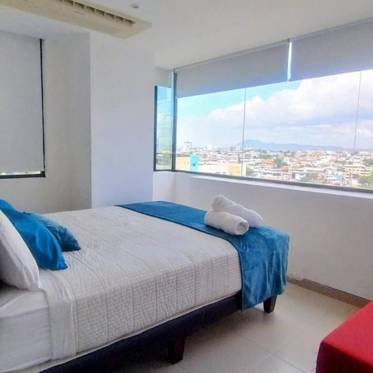 Lujoso Dpto vista a ciudad Edificio Poseidón - Two-Bedroom Apartment with City View - 17