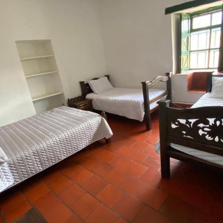 Villa De Leyva El Refugio de la Villa - Habitación Doble con vistas al parque - 4