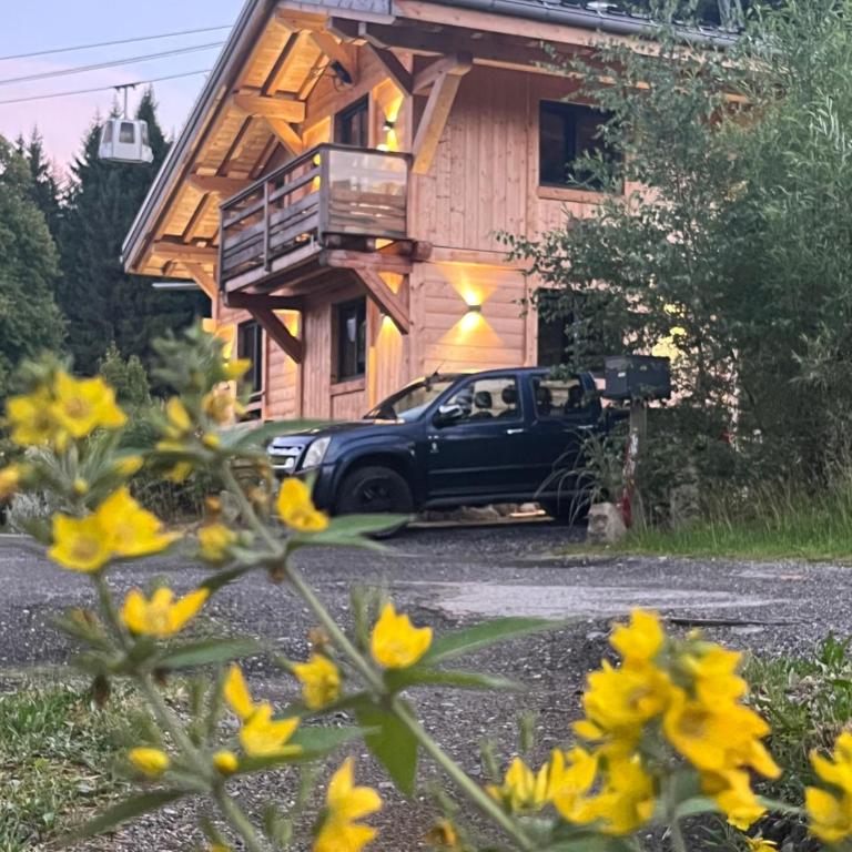 Chalet ski-in-out face au MontBlanc & Bain nordique - Chalet mit 2 Schlafzimmern - 9