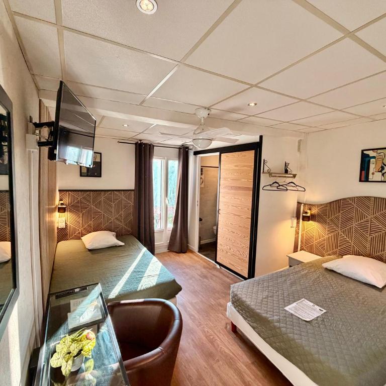 Hôtel Paul Riquet - Chambre Lits Jumeaux Économique - 1
