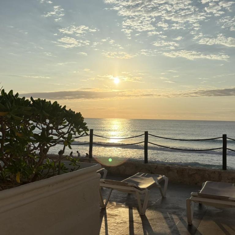 Caribbean View at Cancun Plaza Beachfront Condos - Estudio con vistas al mar - 26