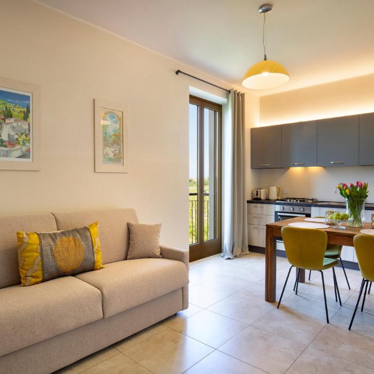 Massoni Wine Relais Apartments - Appartamento Deluxe con 1 Camera da Letto e Vista Giardino - 8