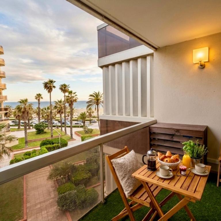 Balcon Face Mer Studio Moderne et Climatisé 115 - Apartamento - 1