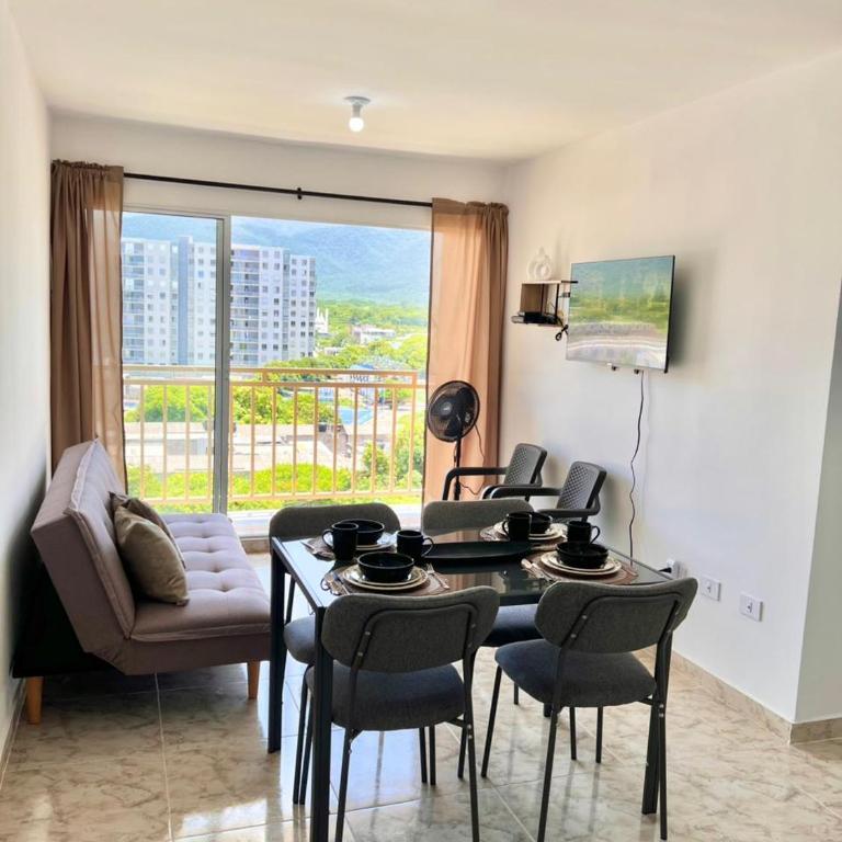 Apartamento al Norte de Valledupar 3 habitaciones todas con aire wifi parqueadero KD Prime Suite - Apartamento de 3 dormitorios - 8