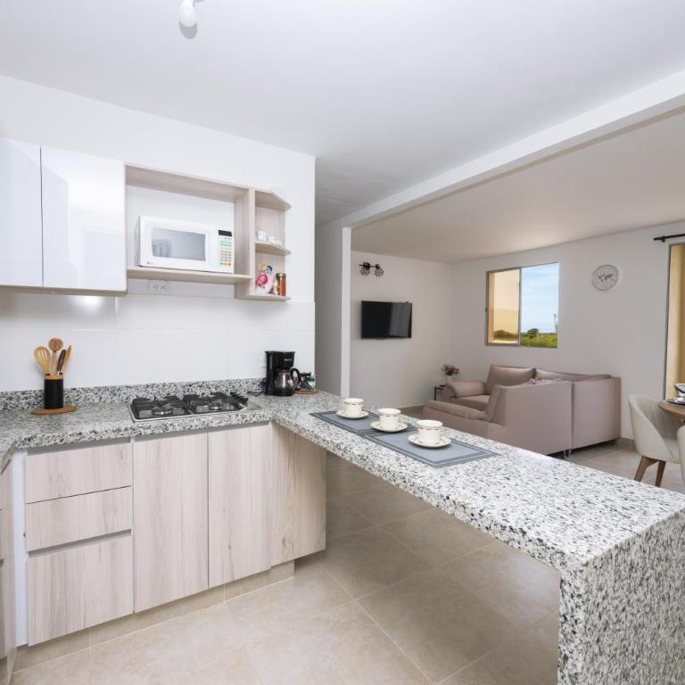 BeachEscape Cartagena Apartment in Serena del Mar Near Beach - Two-Bedroom Apartment - 2