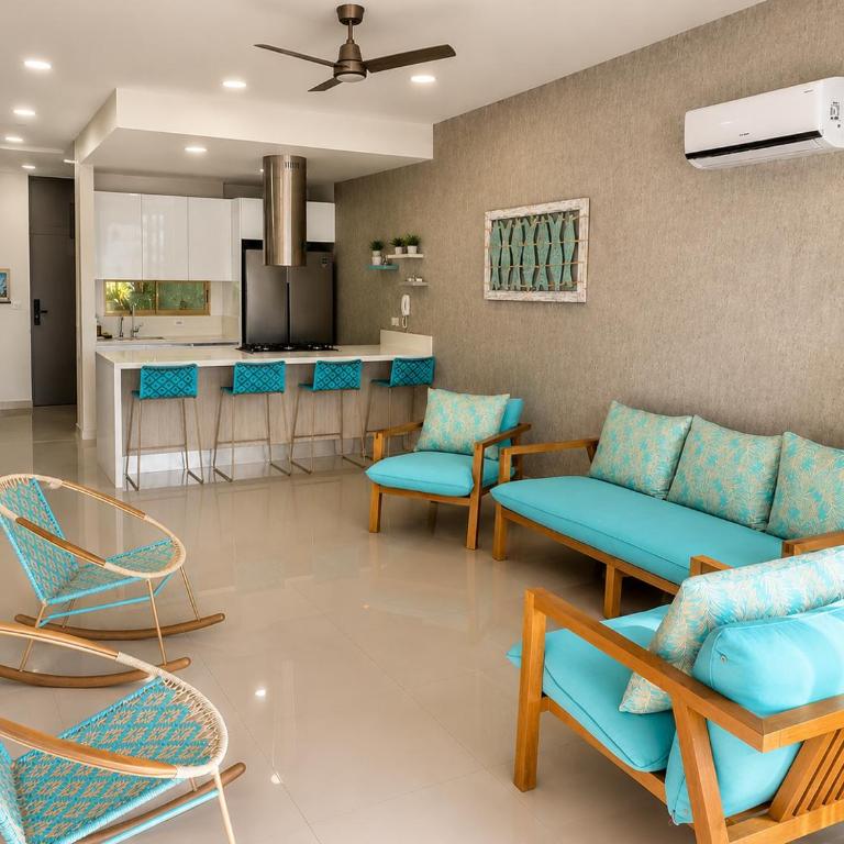 SAMARIA CLUB DE PLAYA by Santa Marta Playa Resort, Preciosos Apartamentos en el sector exclusivo de Pozos Colorados - Apartamento de 3 dormitorios - 2