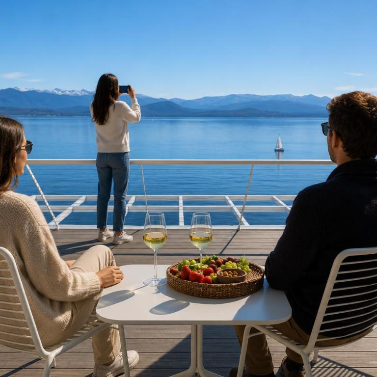 Signature Lake View Sustainable Luxury Residences in Patagonia - Superior Apartment with Balcony - 1