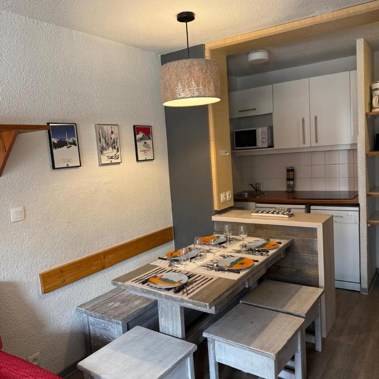 Studio Val Claret - Ski aux pieds - Parking inclus - Studio - 1