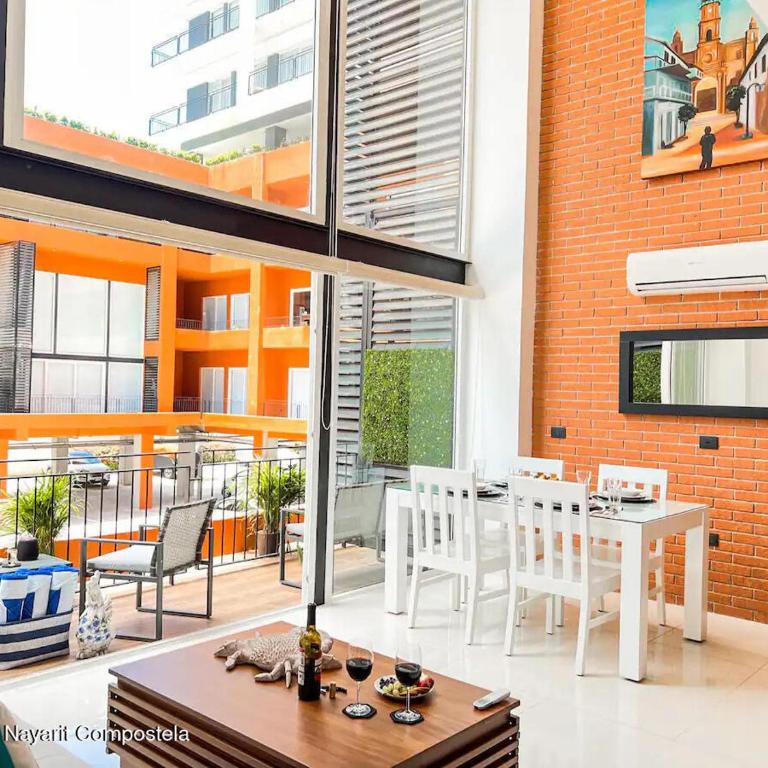 Modern condo loft in Zoho Skies with a roof pool - Two-Bedroom Apartment - 1