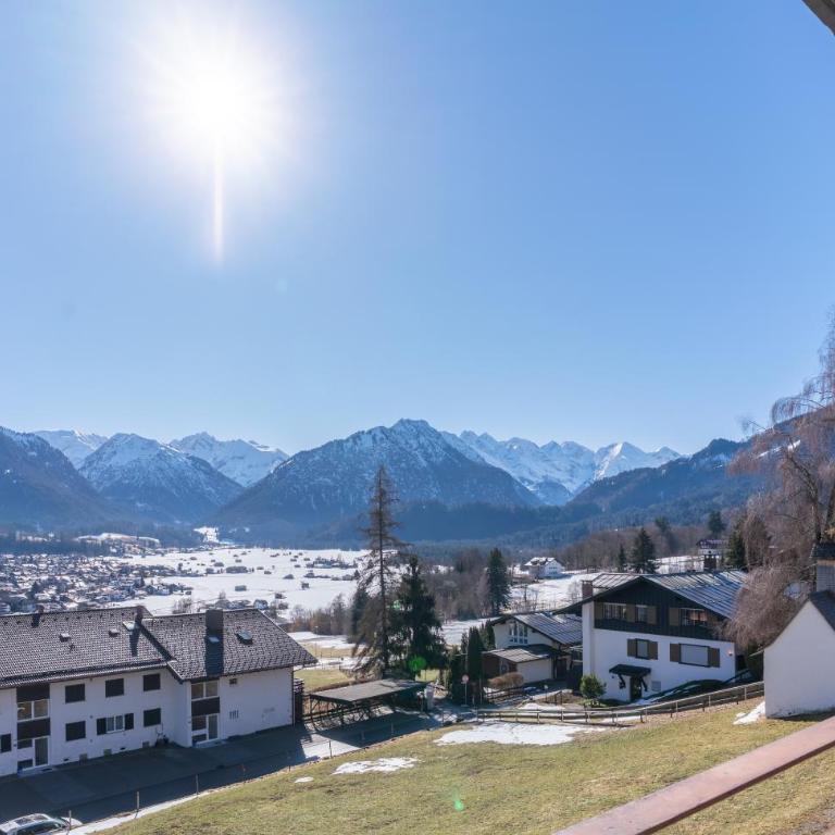 Panoramablick mit Balkon, große Sauna, Alpenjuwel 2 Oberstdorf - Apartment mit 1 Schlafzimmer - 17