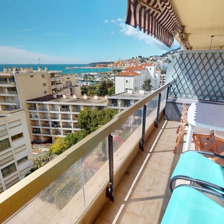 74E - Beau 2Pavec grande terrasse et magnifique vue mer - One-Bedroom Apartment - 1