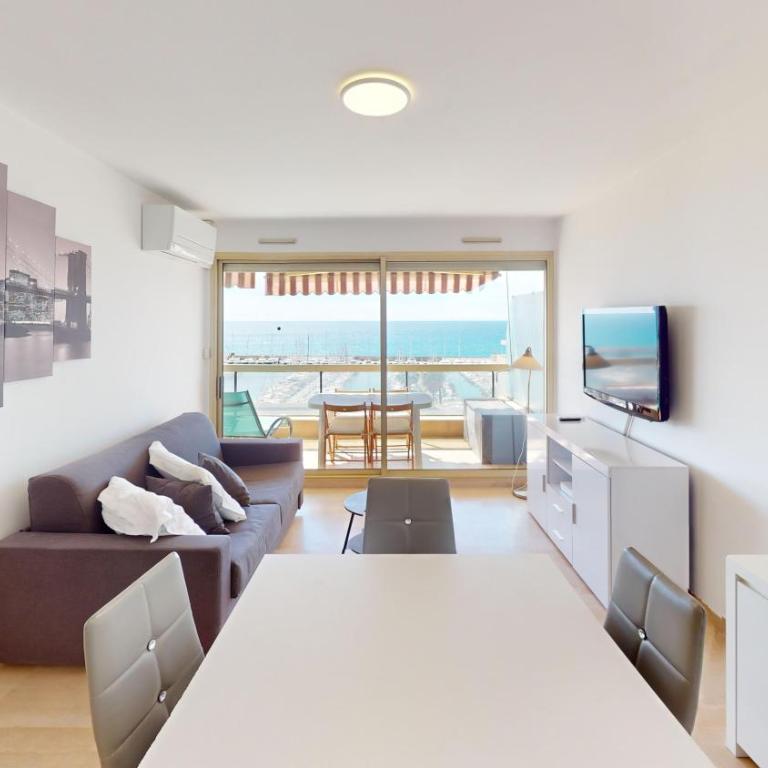 74E - Beau 2Pavec grande terrasse et magnifique vue mer - One-Bedroom Apartment - 18
