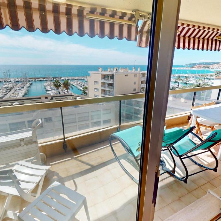 74E - Beau 2Pavec grande terrasse et magnifique vue mer - One-Bedroom Apartment - 22