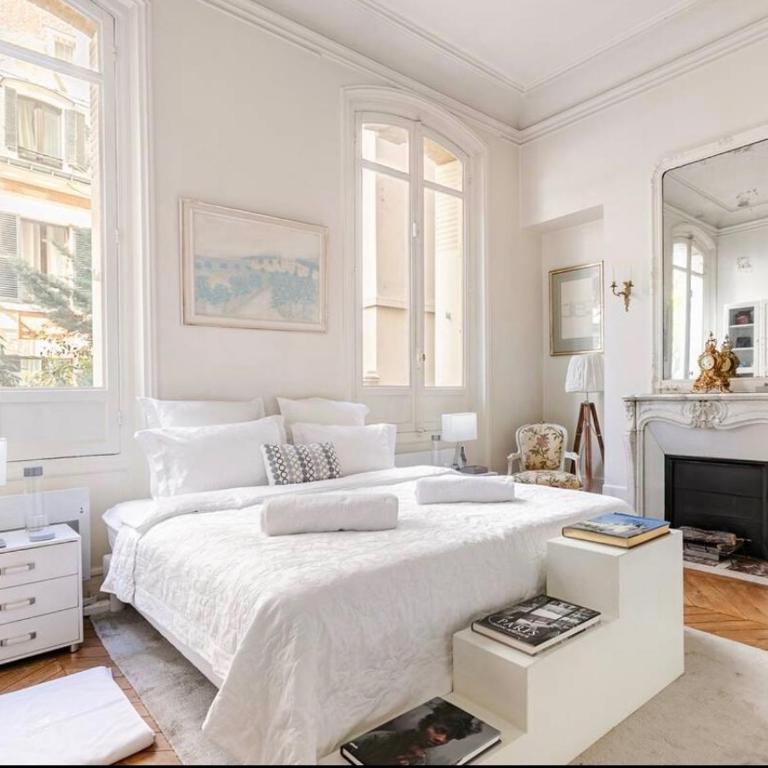 Luxury and Exclusive 130sqm estate 4m ceilings with garden view near Arc de Triomphe and Palais des Congrès - Appartement 2 Chambres - 7