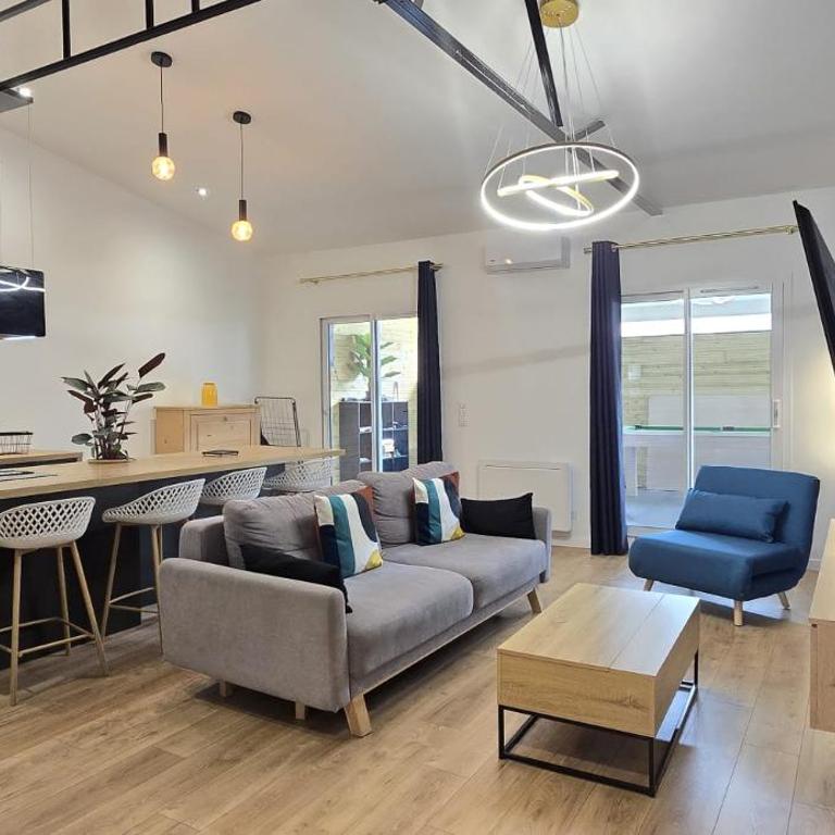 TheSecret 8 couchages, Sanctuaires et gare 5mn Climatisé , salle de sport terasse - Appartement 2 Chambres - 29