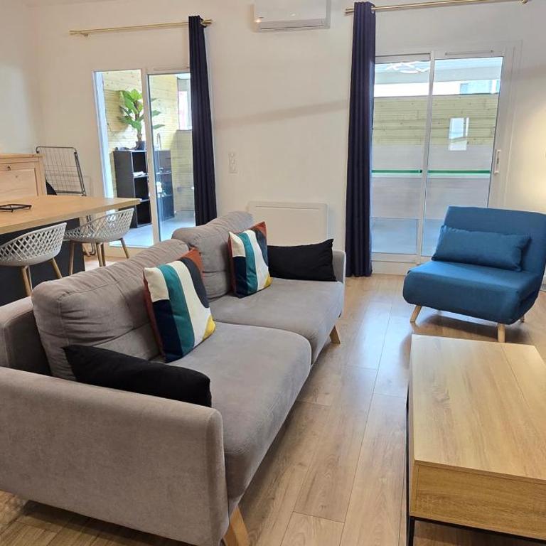 TheSecret 8 couchages, Sanctuaires et gare 5mn Climatisé , salle de sport terasse - Appartement 2 Chambres - 1