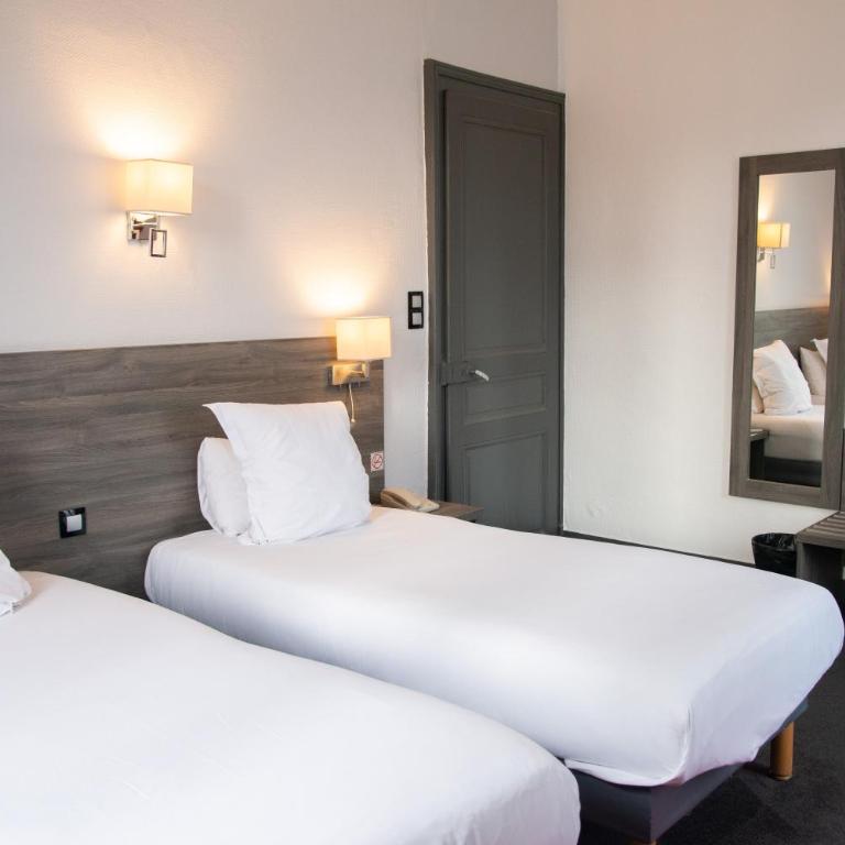 Hotel Actuel Chambéry Centre Gare - Chambre Lits Jumeaux - 1