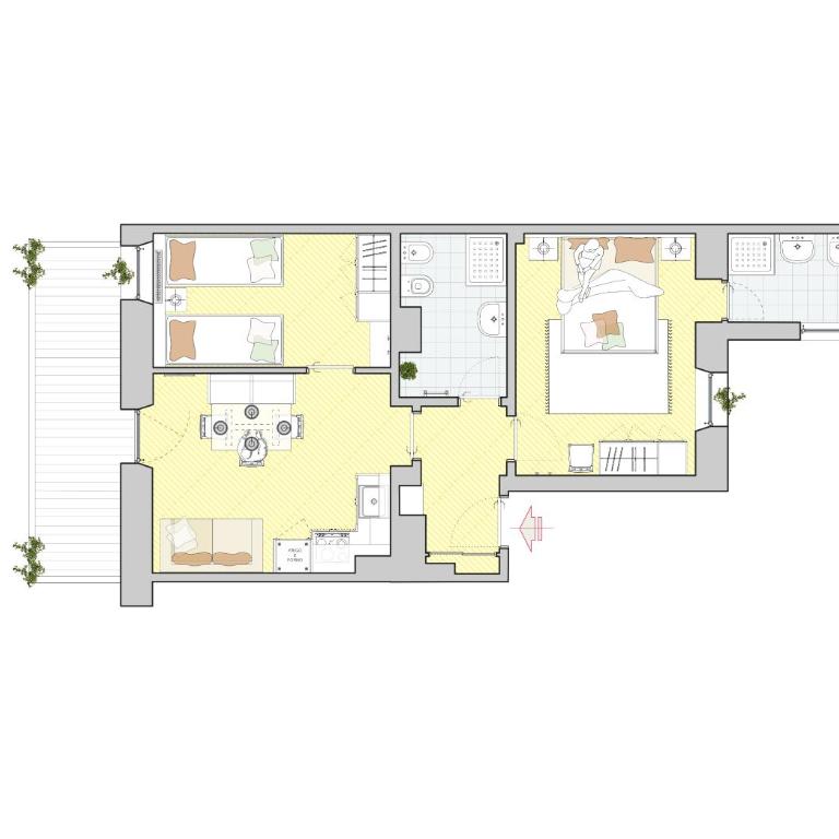 Appartamenti Regina - Appartamento Superior con 2 Camere da Letto e Vista Lago (4 Adulti) - int. 6 - 1