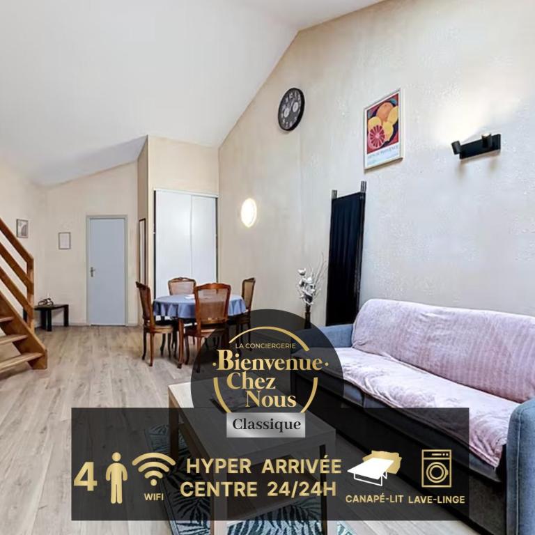 Duplex spacieux calme à deux pas du centre-ville - Appartamento con 1 Camera da Letto - 1