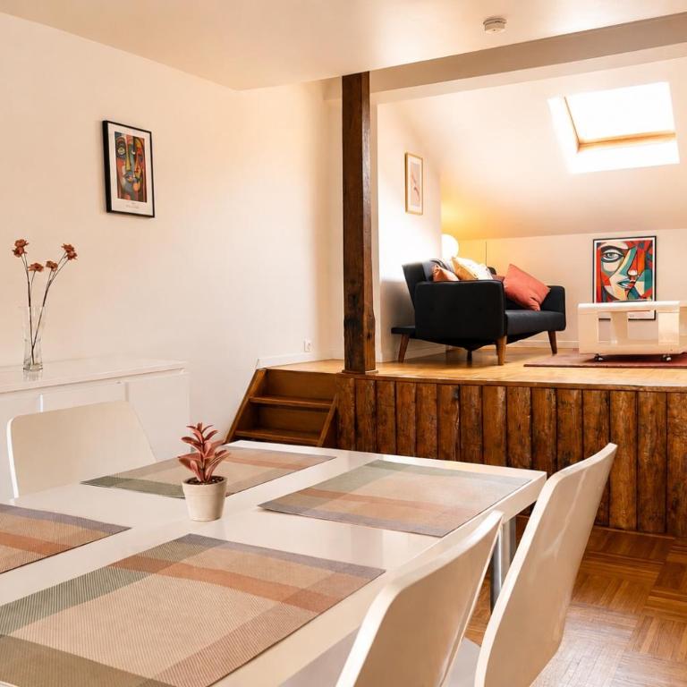 Le Perchoir de Picasso Nancy Gare Cosy sous les toits 3 Pers - Appartement 2 Chambres - 7