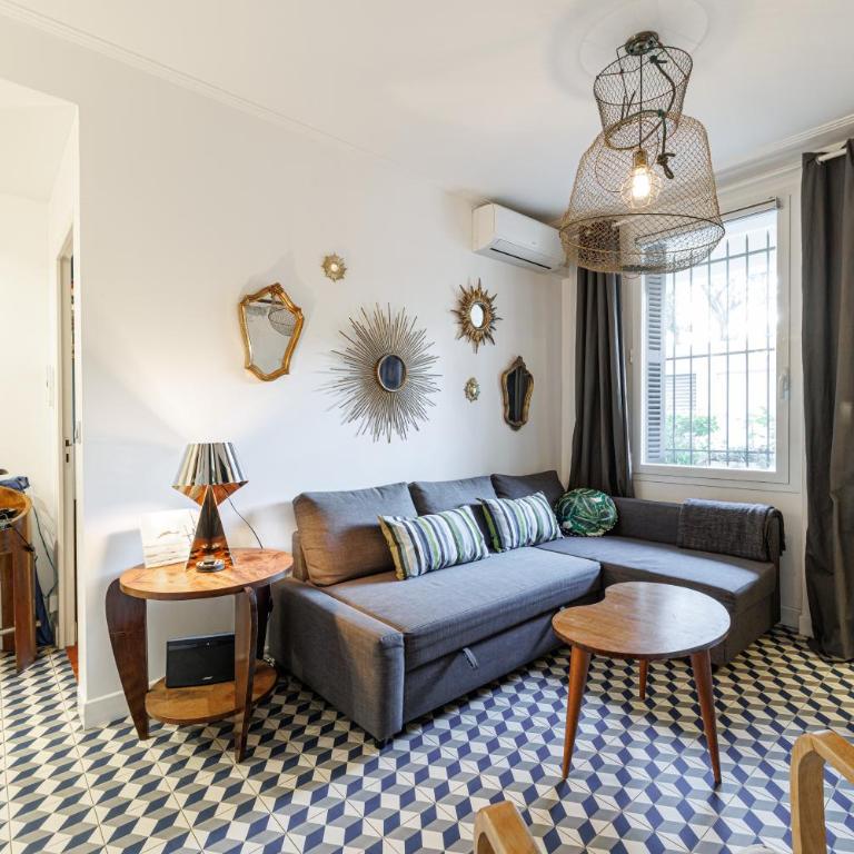 EST2P - Cozy 1 BDR apartment in Cannes - Very quiet, overlooking a courtyard - Apartamento de 1 dormitorio - No fumadores - 1