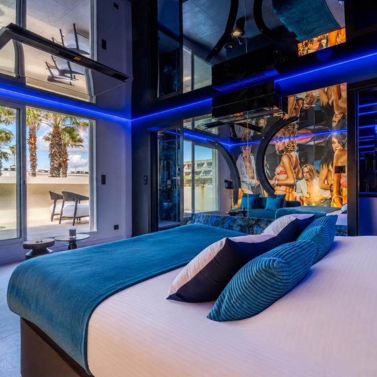 Le Cobalt - Jardin d'Eden - Couple Only - Piscine - Jacuzzi - Villa Naturiste - Appartamento con 1 Camera da Letto - 3