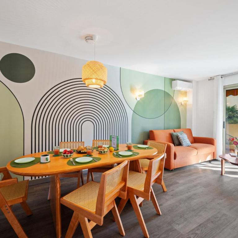 Les 15 Pins & La Mer - Piscines, Plage à 5min, Climatisation - Appartement 2 Chambres avec Balcon - 23