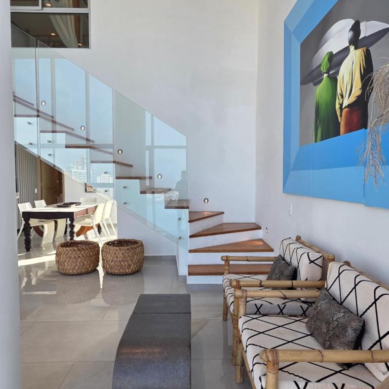Duplex Vista al Mar y Centro - Two-Bedroom Apartment - 23