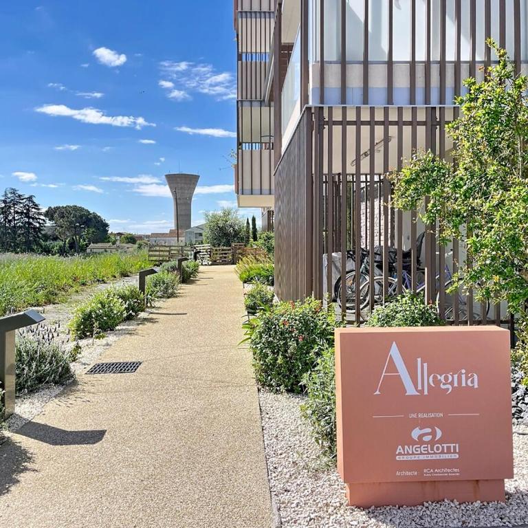 L'Allegria 1 ch, wifi, terrasse, parking, neuf - Appartement 1 Chambre - Vue sur Jardin - 15
